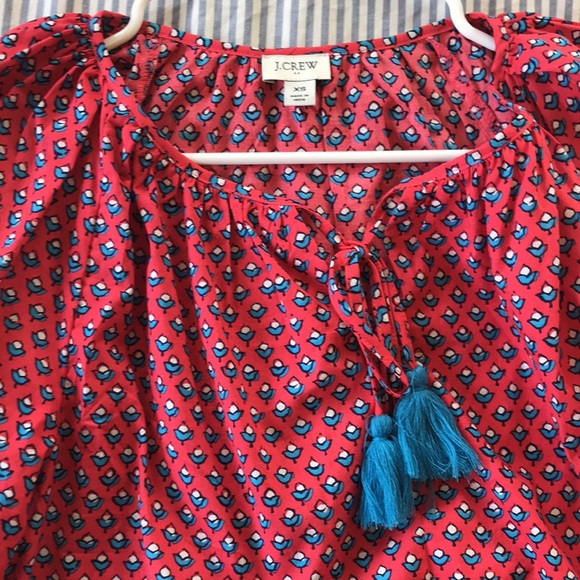 XS J Crew Top - like new! - Picture 2 of 4